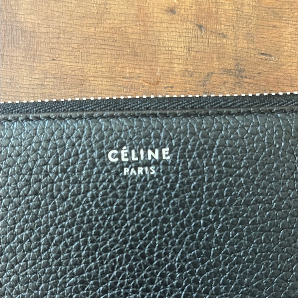 Celine Textured Black Wallet - Picture 16 of 16